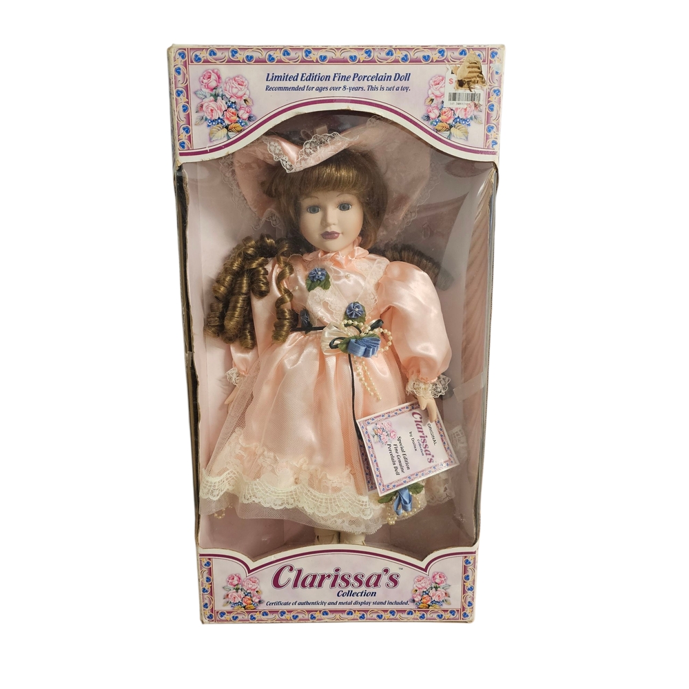 Clarissa's Collection Limited Edition Fine Porcelain Doll 17" Tall